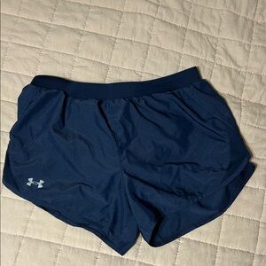 Under Armour Women's Dark Blue Athletic Shorts